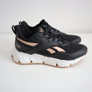 Reebok Vizome Black and Rose Gold Sneaker | 7.5